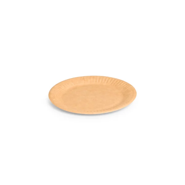 Talerzyki papierowe jednorazowe ekologiczne 15 cm eko kraft – 1 szt