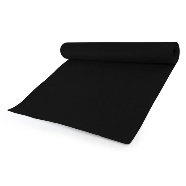 Czarny filc na metry 150x50cm 400g/m2 3mm
