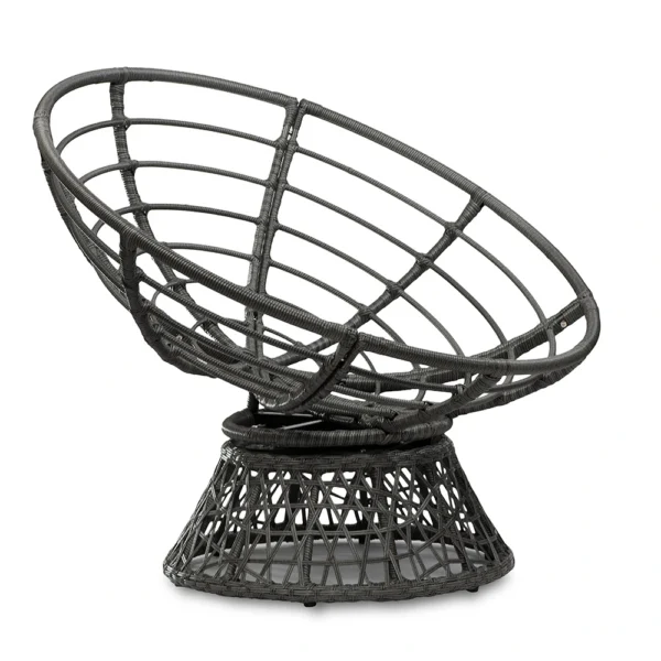 Fotel obrotowy model PAPASAN z poduszką kremowy - obrazek 7