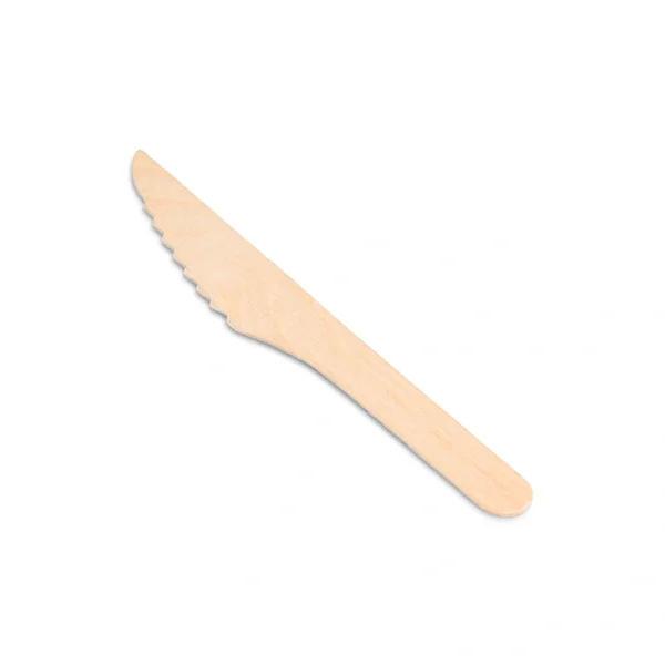 drewniany nóż jednorazowy 160 mm biodegradowalny sztuciec