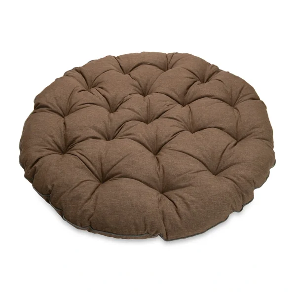 Fotel obrotowy model PAPASAN z poduszką brązowy - obrazek 10