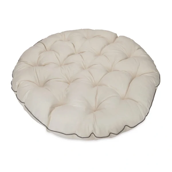 Fotel obrotowy model PAPASAN z poduszką kremowy - obrazek 10
