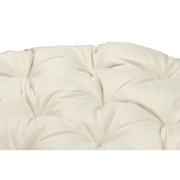 Fotel obrotowy model PAPASAN z poduszką kremowy - obrazek 9