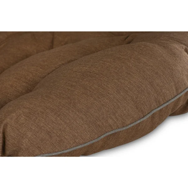 Fotel obrotowy model PAPASAN z poduszką brązowy - obrazek 8