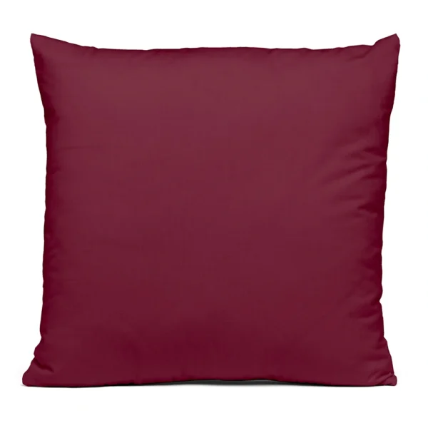 Poszewka na poduszkę 100% bawełna CLASSIC 45x45 bordowa