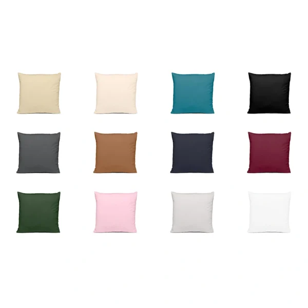 Poszewka na poduszkę 100% bawełna CLASSIC 45x45 czarna - obrazek 2