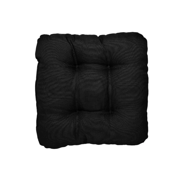 Poduszka na krzesło i fotel ogrodowy SUZA 45×45 czarna