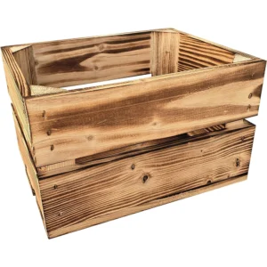 Drewniana skrzynia 25x20x15 cm wytrzymała regał rustykalna