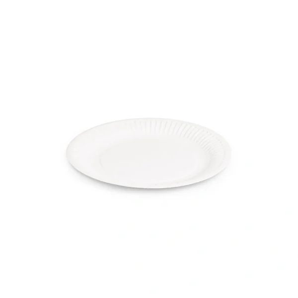 talerz papierowy biały 18 cm jednorazowy do serwowania dań