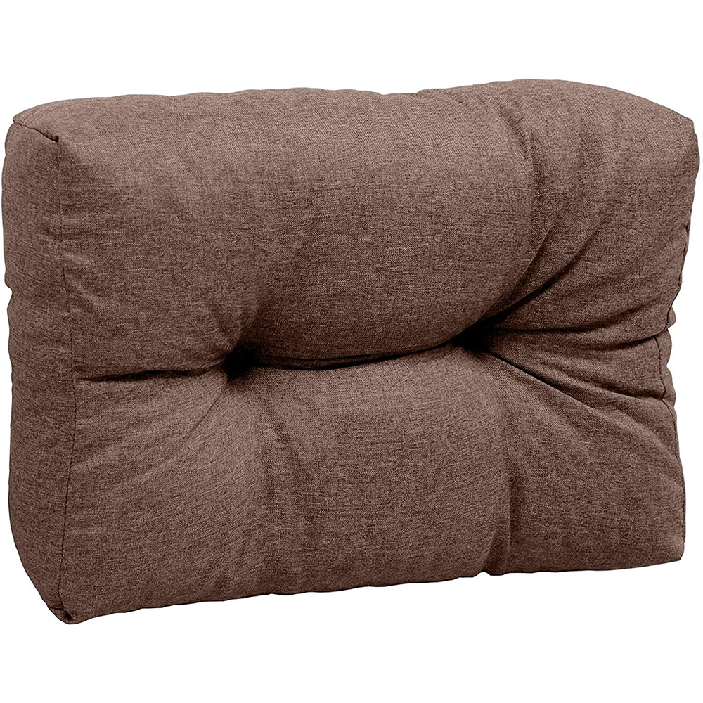 Poduszka boczna narożnikowa na meble paletowe MALMO 60x40 cm brązowa