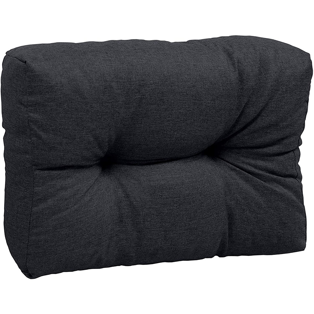 Poduszka boczna narożnikowa na meble paletowe MALMO 60x40 cm czarna