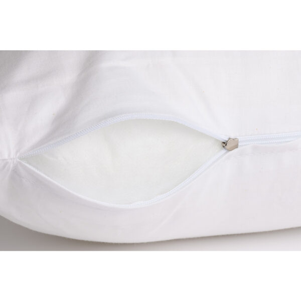 Poszewka na poduszkę 100% bawełna CLASSIC 45x45 biała - obrazek 3