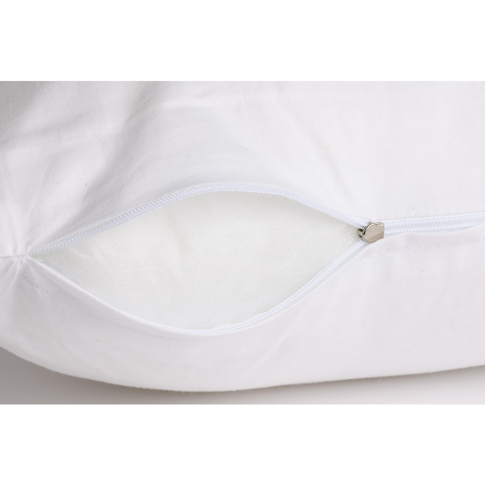 Poszewka na poduszkę 100% bawełna CLASSIC 45x45 biała - obrazek 3