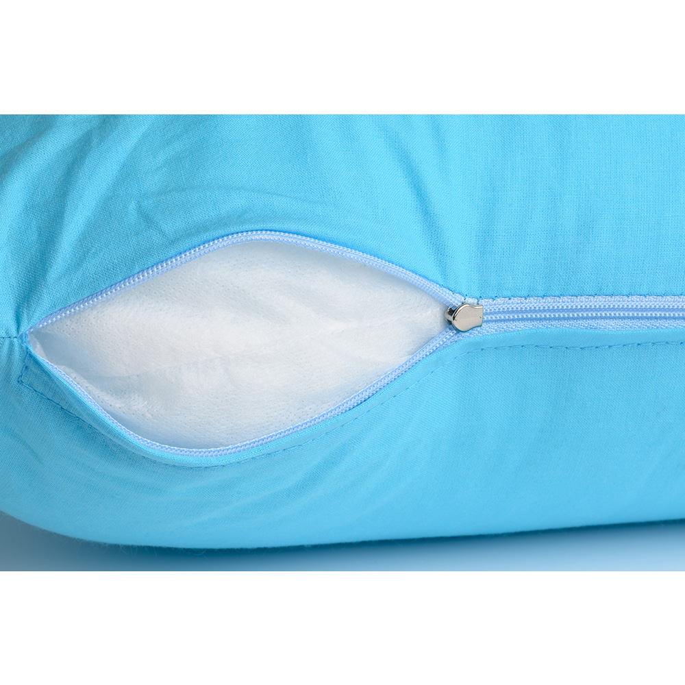 Poszewka na poduszkę 100% bawełna CLASSIC 40x40 turkusowa - obrazek 3