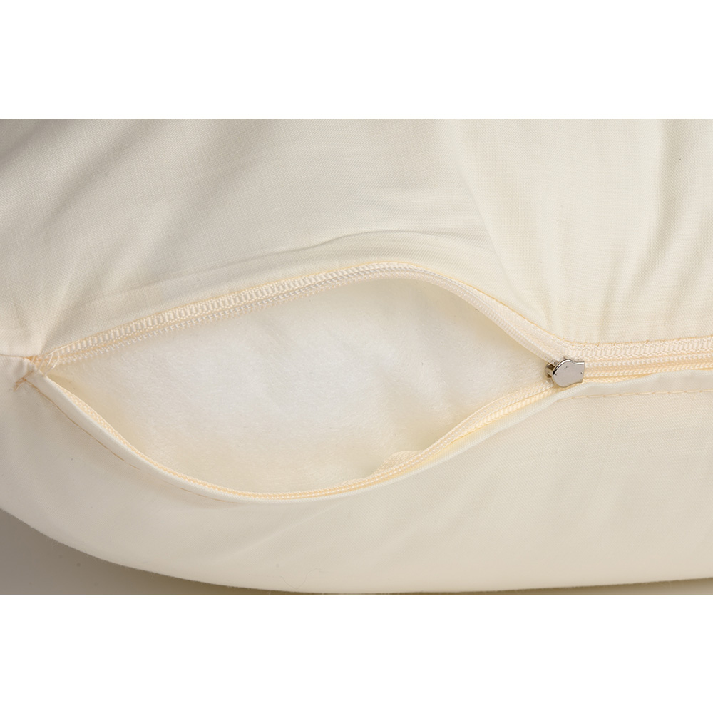 Poszewka na poduszkę 100% bawełna CLASSIC 40x40 kremowa - obrazek 3