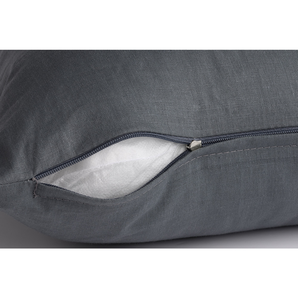 Poszewka na poduszkę 100% bawełna CLASSIC 45x45 grafit - obrazek 3