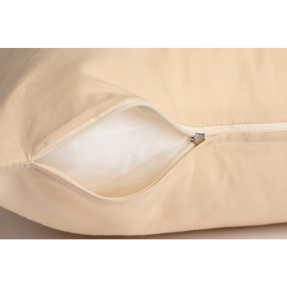 Poszewka na poduszkę 100% bawełna CLASSIC 45x45 piaskowa - obrazek 3