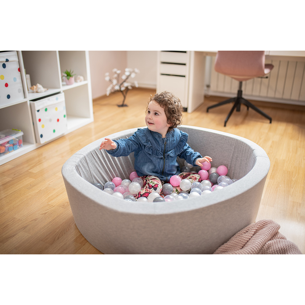 Suchy basen kojec do zabawy 90x30 + 200 szt piłek Kpl. 4 - obrazek 4