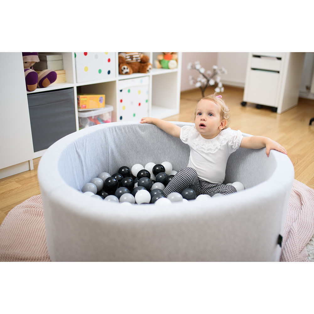 Suchy basen kojec do zabawy 90x30 + 200 szt piłek Kpl. 6 - obrazek 4