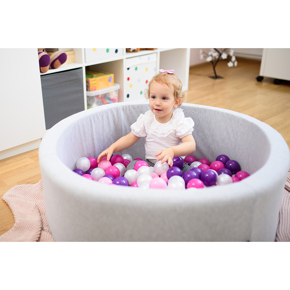 Suchy basen kojec do zabawy 90x30 + 200 szt piłek Kpl. 9 - obrazek 4