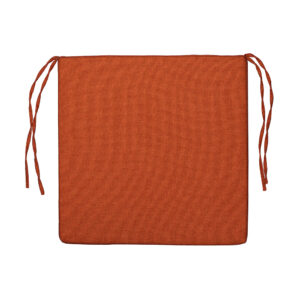 Poduszka na krzesło i ławkę ogrodową FOX 40x40 pomarańczowa