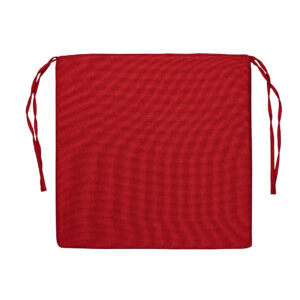 Poduszka na krzesło i ławkę ogrodową FOX 40x40 czerwona