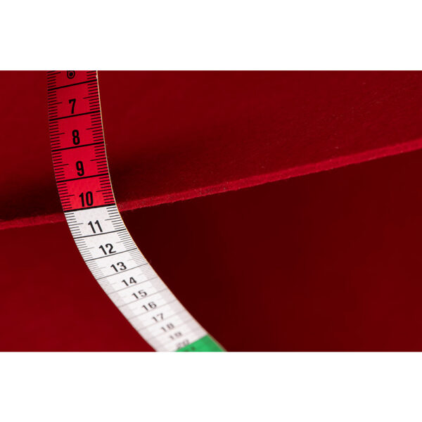 Czerwony filc na metry 150x50cm 400g/m2 3mm - obrazek 3