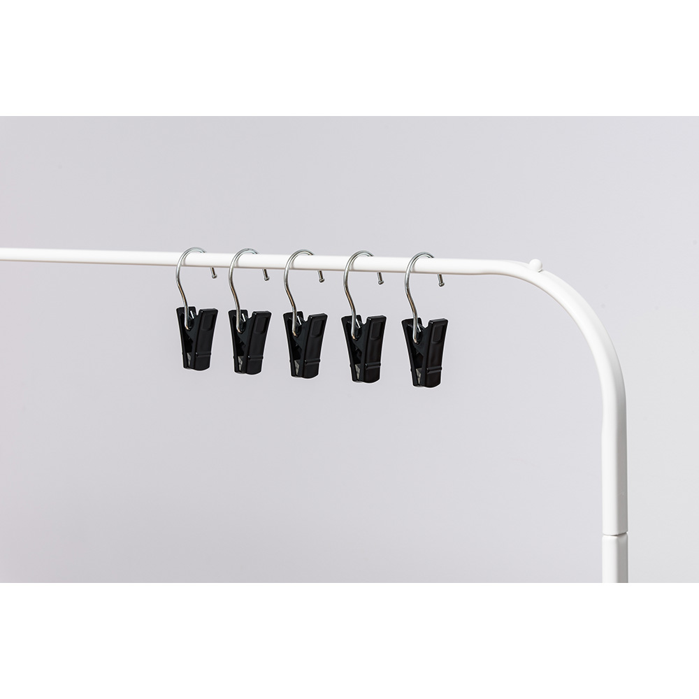 Klamra odzieżowa na czapki szaliki czarna - 1 szt - obrazek 3