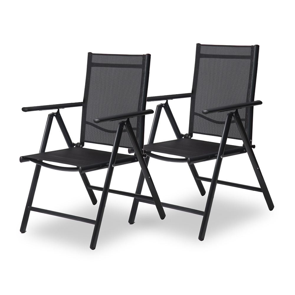 Krzesło regulowane aluminiowe model CALIFORNIA 100cm - zestaw 2 szt