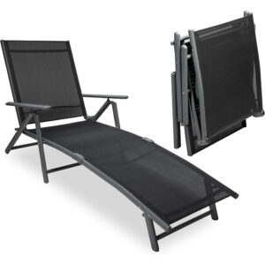 Leżak regulowany aluminiowy model CALIFORNIA 190cm