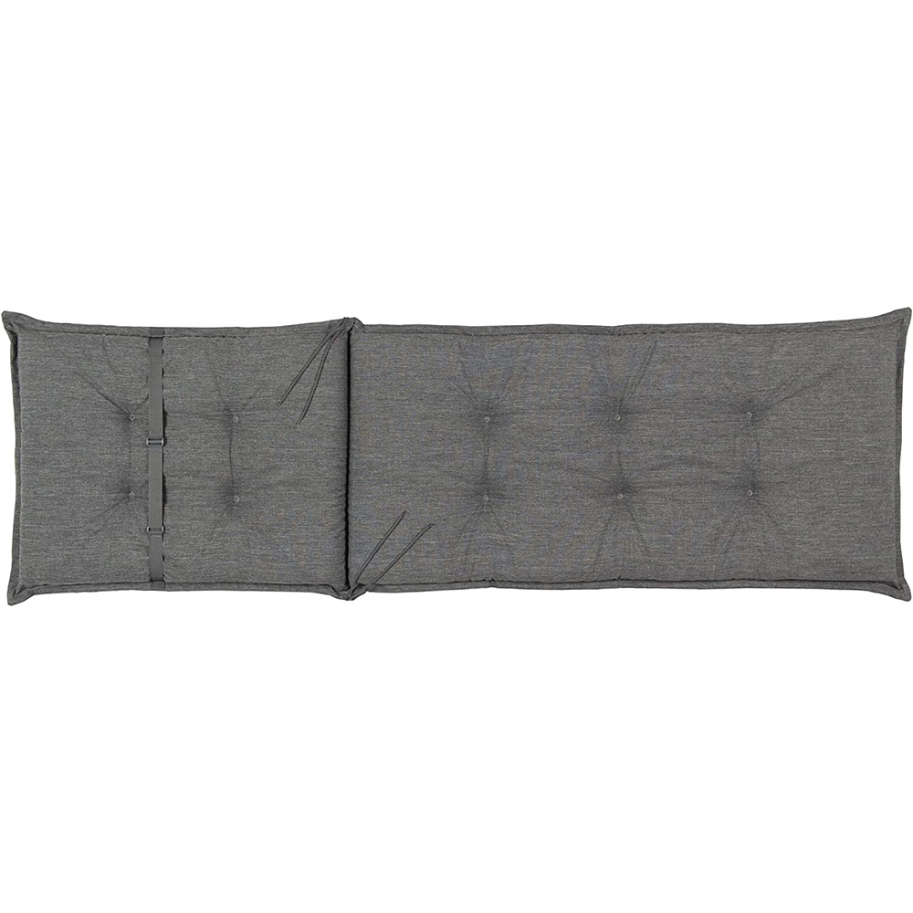 Poduszka na leżak krzesło ogrodowe CALIFORNIA 190x60 jasno szara - obrazek 3