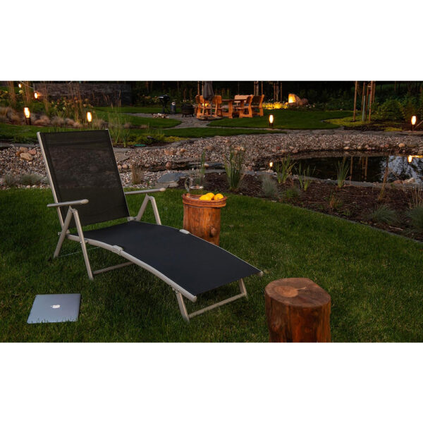 Leżak regulowany aluminiowy model CALIFORNIA 190cm - 2 szt - obrazek 3