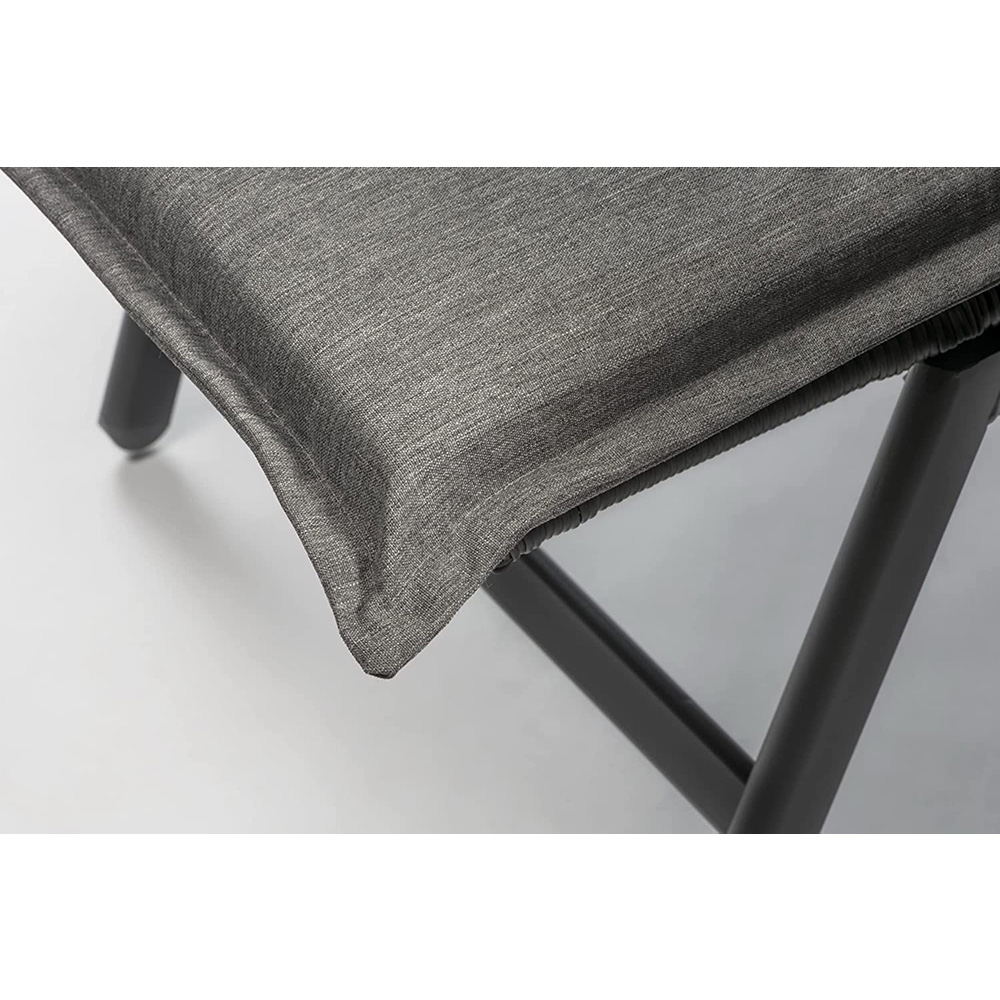 Poduszka na leżak krzesło ogrodowe CALIFORNIA 190x60 jasno szara - obrazek 4