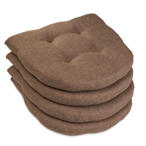 Poduszka na krzesło domowe skandynawskie OSLO 40×40 brązowa - 4 szt