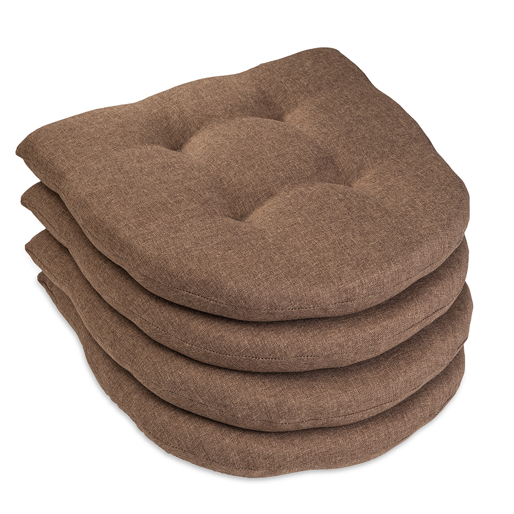 Poduszka na krzesło domowe skandynawskie OSLO 40×40 brązowa - 4 szt