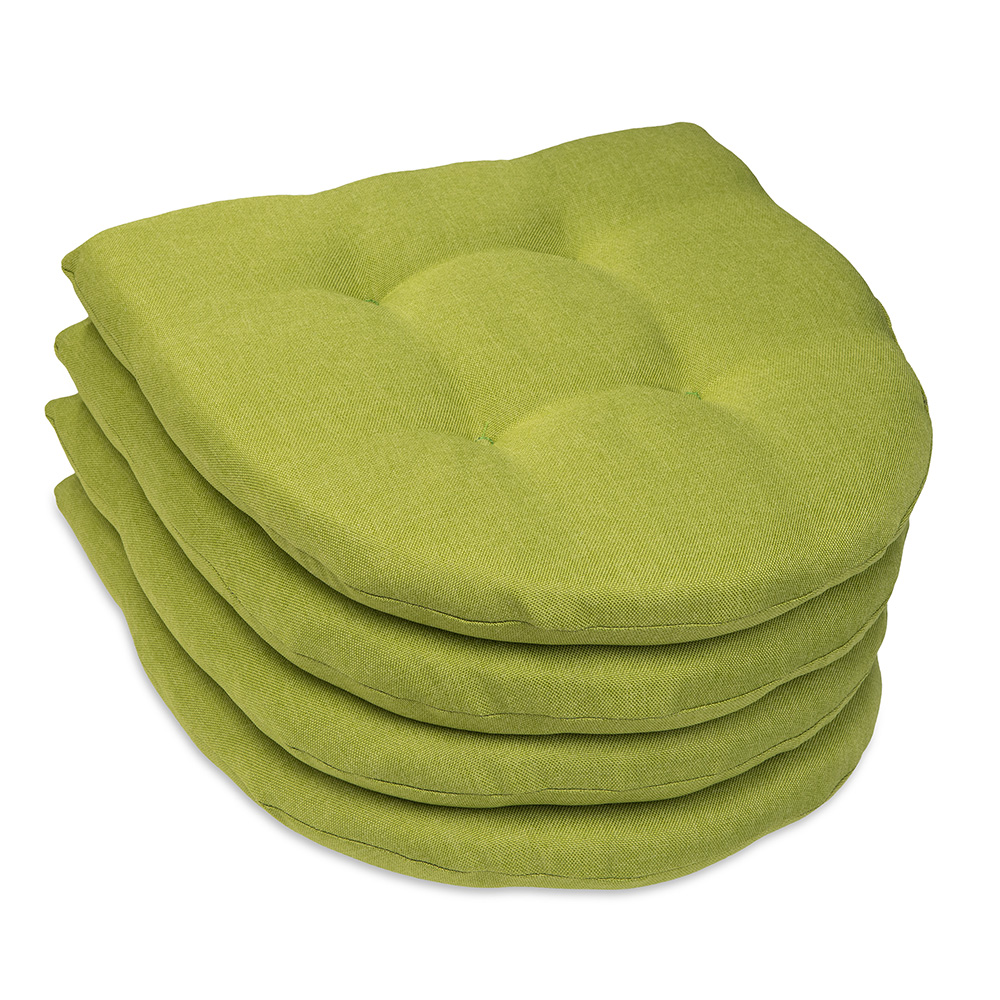 Poduszka na krzesło domowe skandynawskie OSLO 40×40 zielona - 4 szt