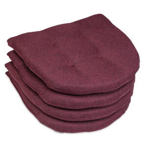 Poduszka na krzesło domowe skandynawskie OSLO 40×40 fioletowa - 4 szt