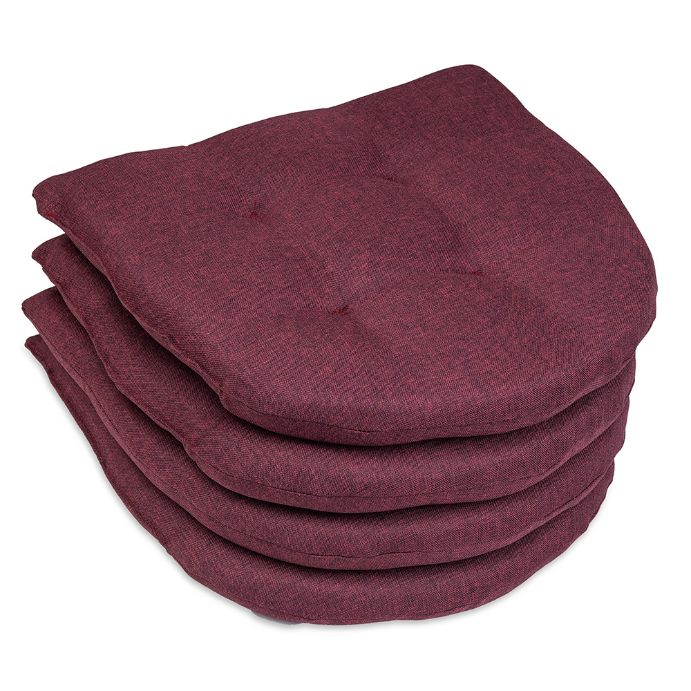 Poduszka na krzesło domowe skandynawskie OSLO 40×40 fioletowa - 4 szt