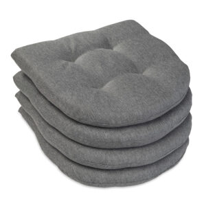 Poduszka na krzesło domowe skandynawskie OSLO 40×40 jasno szara - 4 szt