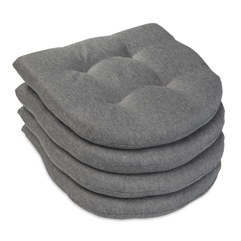 Poduszka na krzesło domowe skandynawskie OSLO 40×40 jasno szara - 4 szt