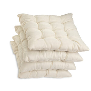 Poduszka na krzesło i fotel ogrodowy ONTARIO 45×45 kremowa - 4szt