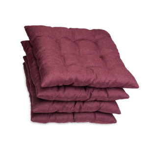 Poduszka na krzesło i fotel ogrodowy ONTARIO 40×40 fioletowa - 4szt