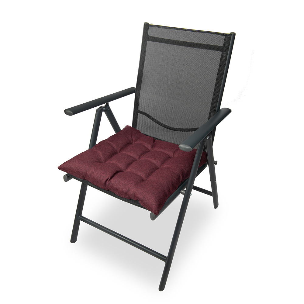 Poduszka na krzesło i fotel ogrodowy ONTARIO 40×40 fioletowa - 1szt - obrazek 4