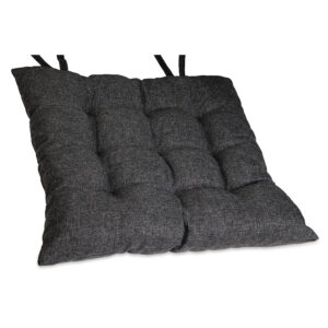 Poduszka na krzesło i fotel ogrodowy ONTARIO 40×40 ciemno szara - 1szt