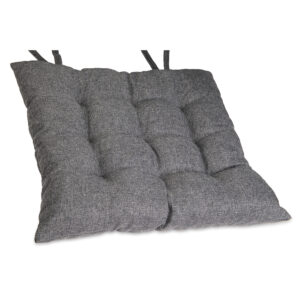 Poduszka na krzesło i fotel ogrodowy ONTARIO 40×40 jasno szara - 1szt