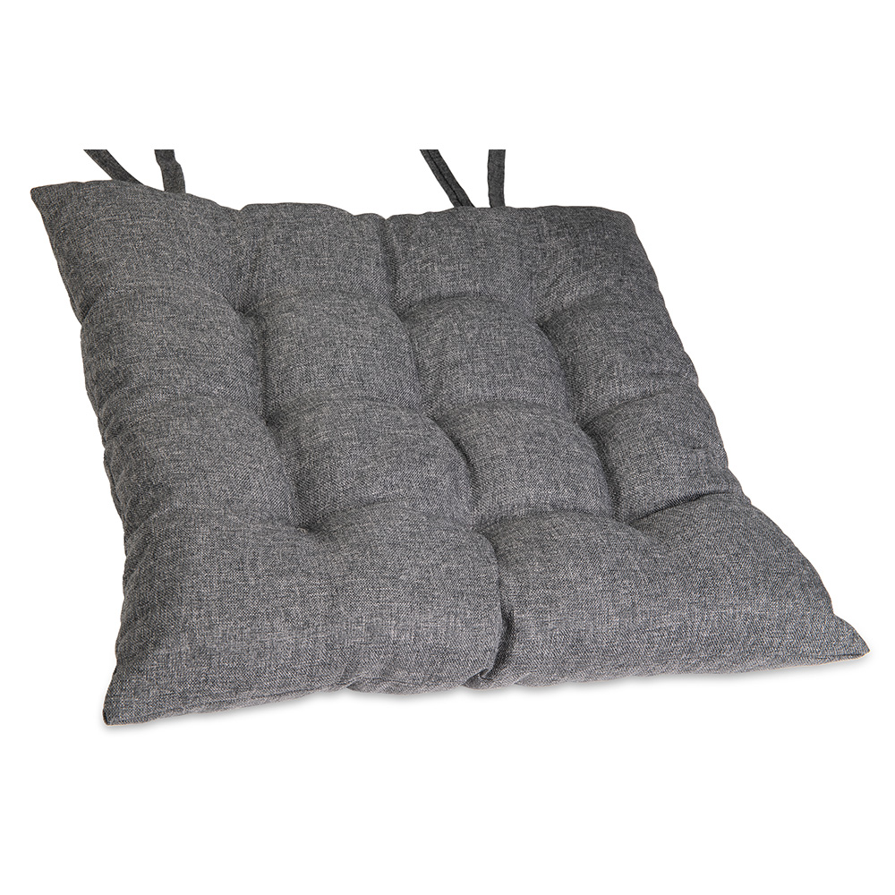 Poduszka na krzesło i fotel ogrodowy ONTARIO 40×40 jasno szara - 1szt