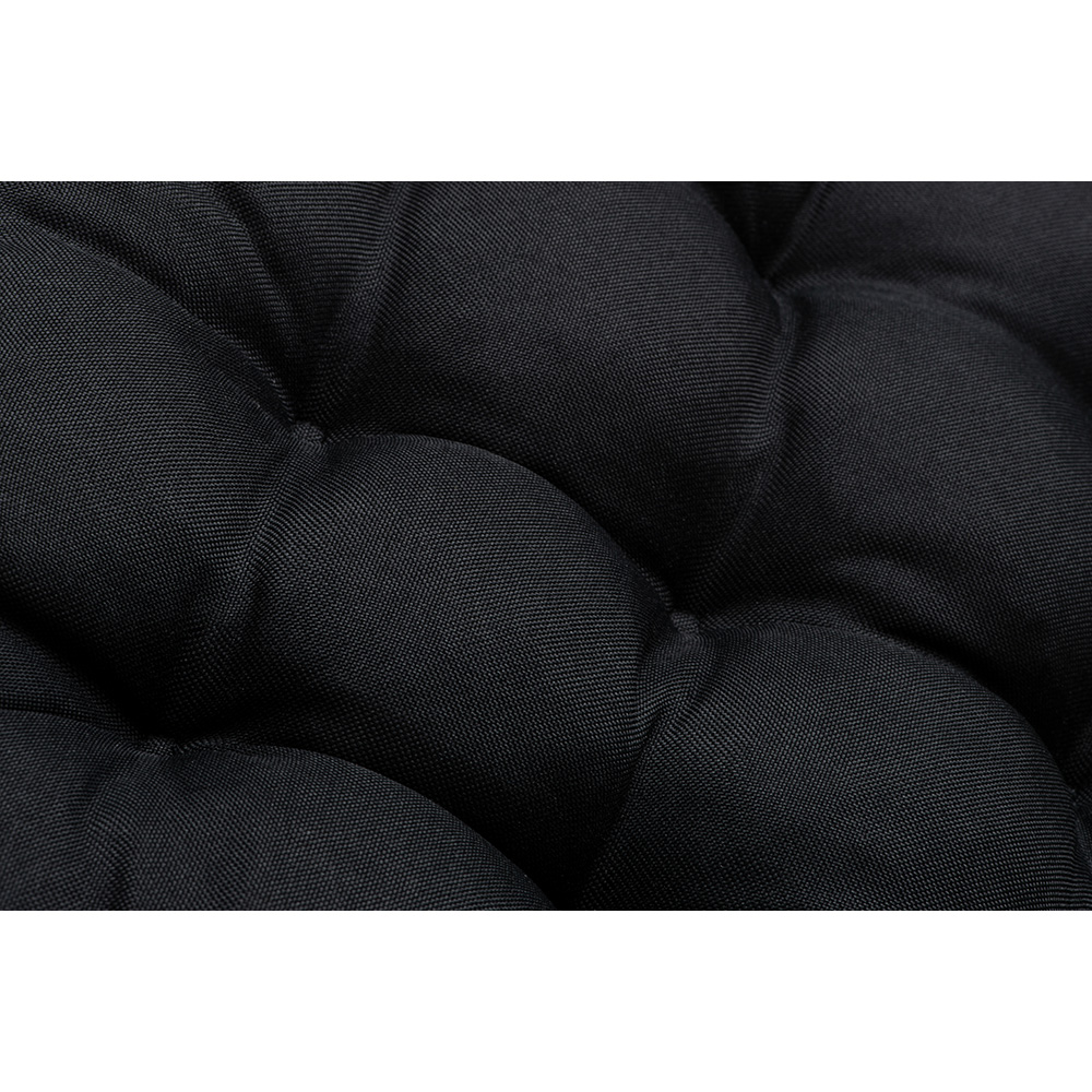 Poduszka na krzesło i fotel ogrodowy ONTARIO 40×40 czarna - 4szt - obrazek 2