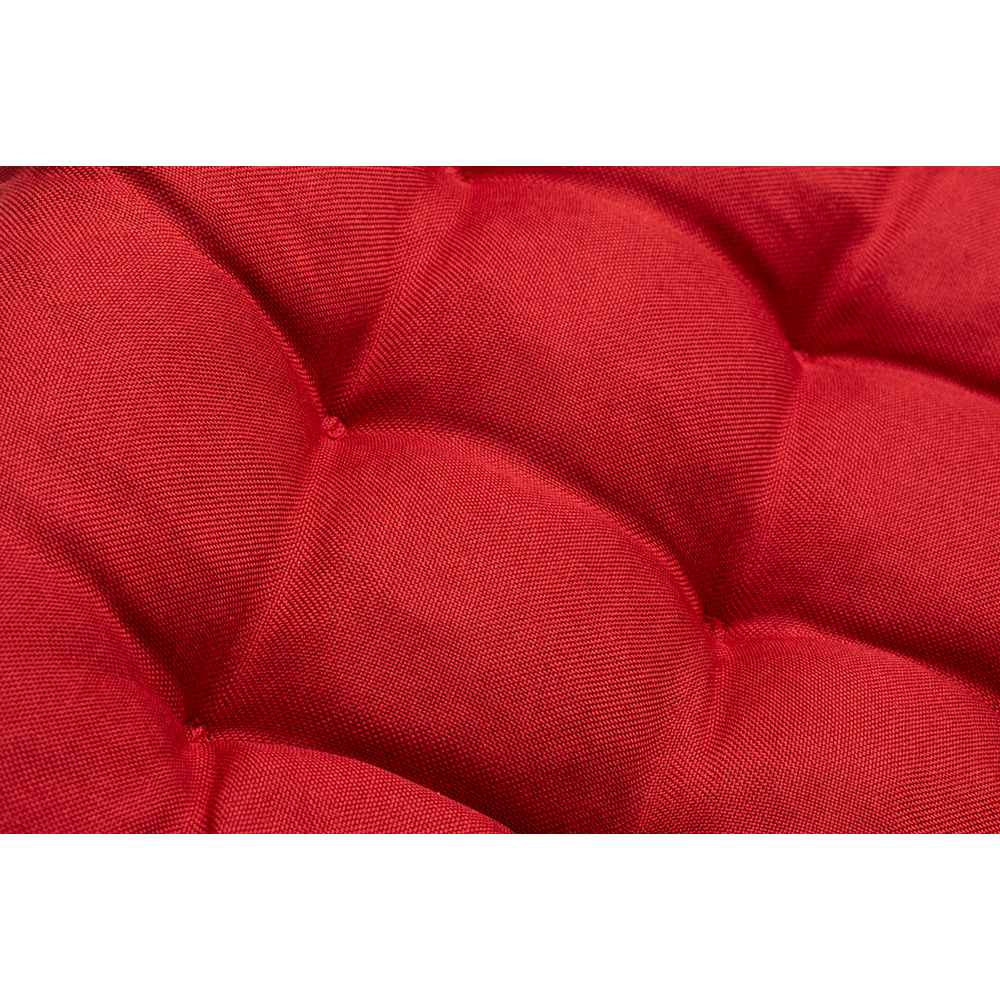 Poduszka na krzesło i fotel ogrodowy ONTARIO 40×40 czerwona - 1szt - obrazek 2