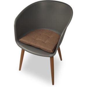 Poduszka na krzesło domowe skandynawskie OSLO 40×40 brązowa