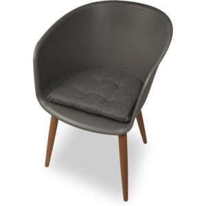 Poduszka na krzesło domowe skandynawskie OSLO 40×40 ciemno szara